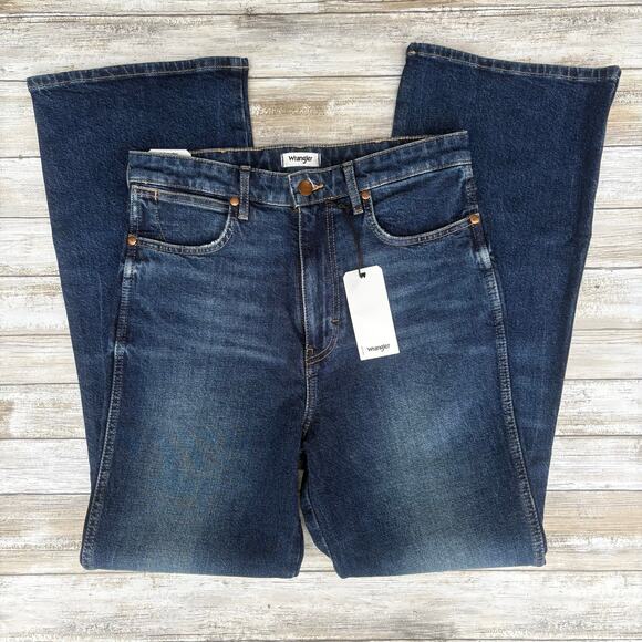 Wrangler Westward 626 Jeans 30x30 NWT High Rise Boot Cut Western Med Wash Casual - Picture 1 of 11